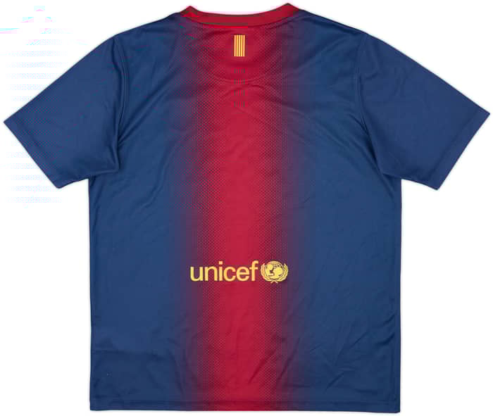 2012-13 Barcelona Basic Home Shirt - 10/10 - (XL.Boys)
