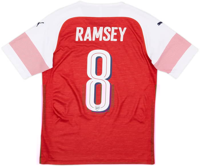 2018-19 Arsenal Home Shirt Ramsey #8 - 8/10 - (S)