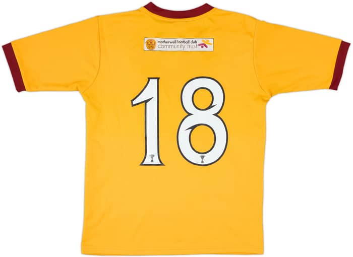 2011-13 Motherwell Home Shirt #18 - 6/10 - (XL.Boys)