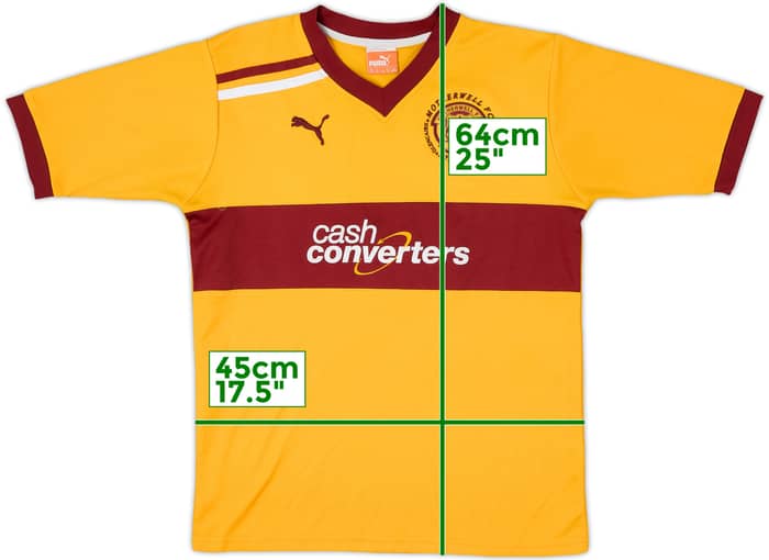 2011-13 Motherwell Home Shirt #18 - 6/10 - (XL.Boys)