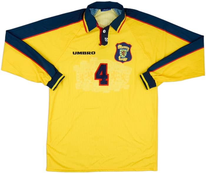 1996-98 Scotland Match Issue Away L/S Shirt #4