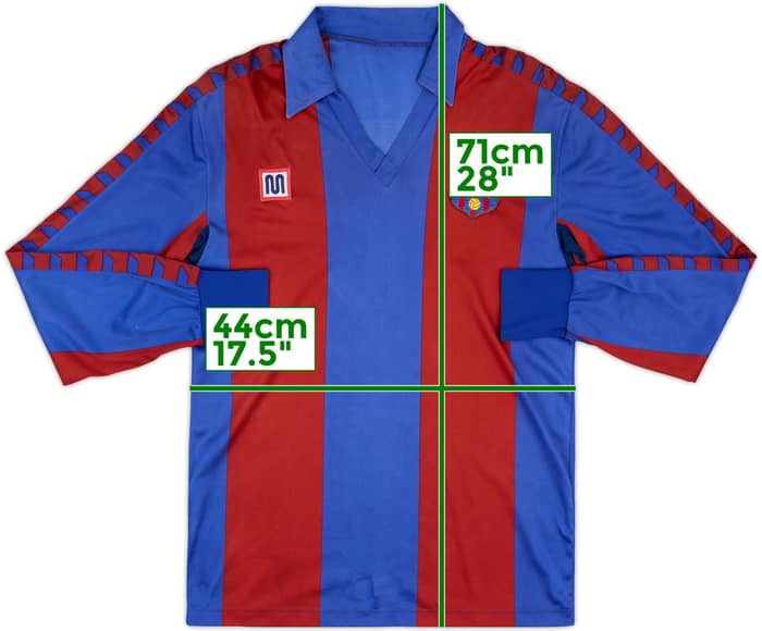 1984-89 Barcelona Home L/S Shirt - 5/10 - (S)
