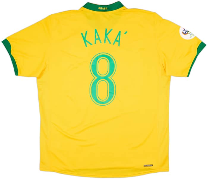 2006-08 Brazil Home Shirt Kaka #8 (XL)