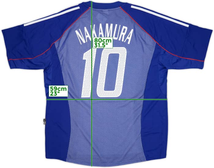 2002-04 Japan Home Shirt Nakamura #10 (XL)