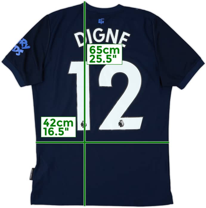 2019-20 Everton Third Shirt Digne #12 - 9/10 - (XL.Boys)