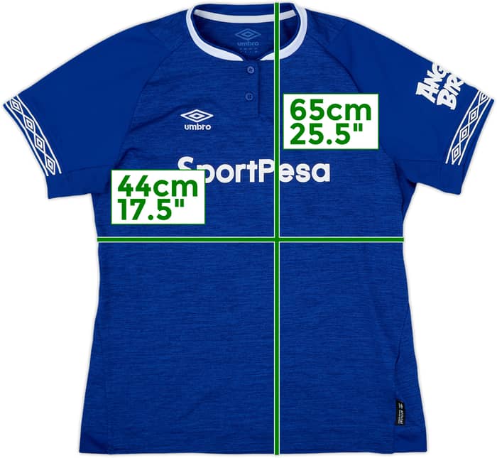 2018-19 Everton Home Shirt - 10/10 - (Women's M)