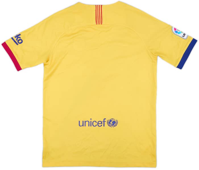 2019-20 Barcelona Away Shirt - 8/10 - (XL.Boys)