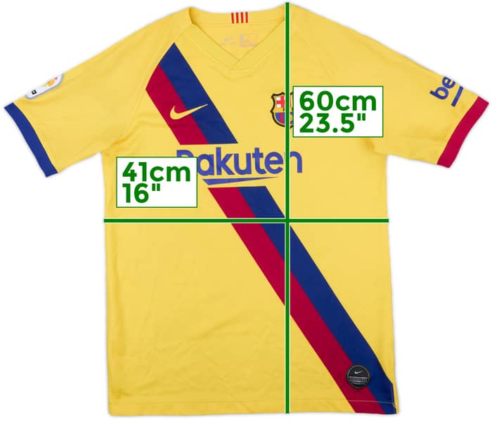 2019-20 Barcelona Away Shirt - 8/10 - (XL.Boys)