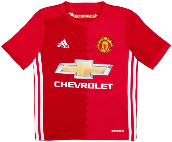2016-17 Manchester United Home Shirt Rashford #19 - 7/10 - (7-8 Years)