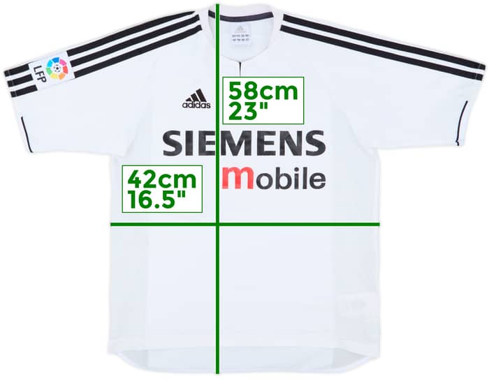 2003-04 Real Madrid Home Shirt - 7/10 - (XL.Boys)