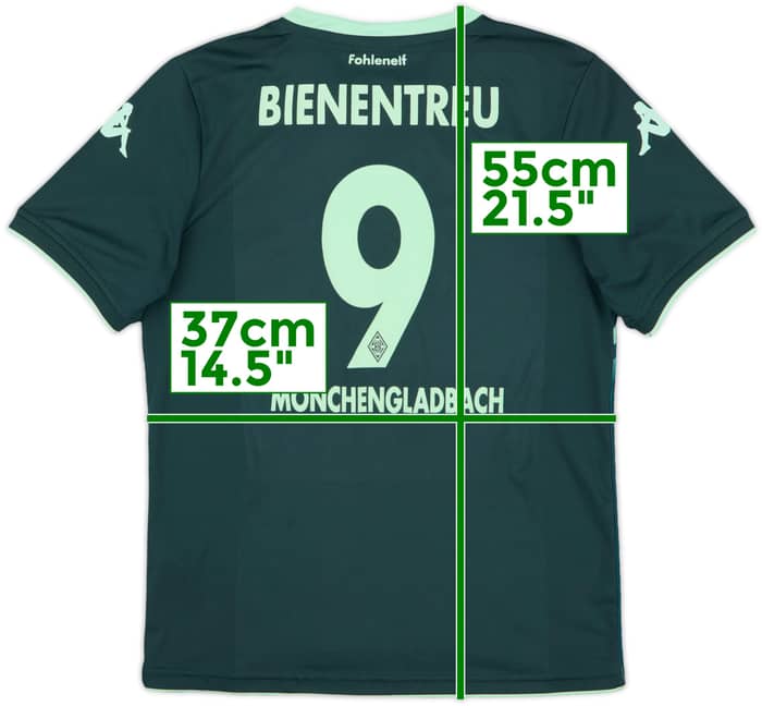 2015-16 Borussia Monchengladbach Away Shirt Bienentreu #9 - 8/10 - (M.Boys)