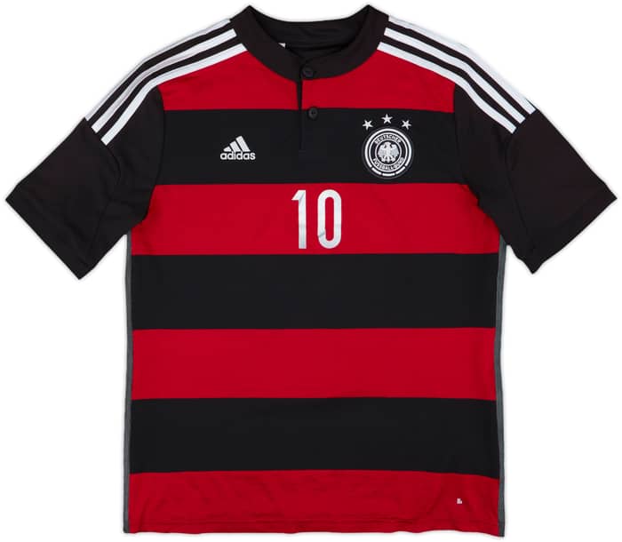 2014-15 Germany Away Shirt Podolski #10 - 7/10 - (L.Boys)
