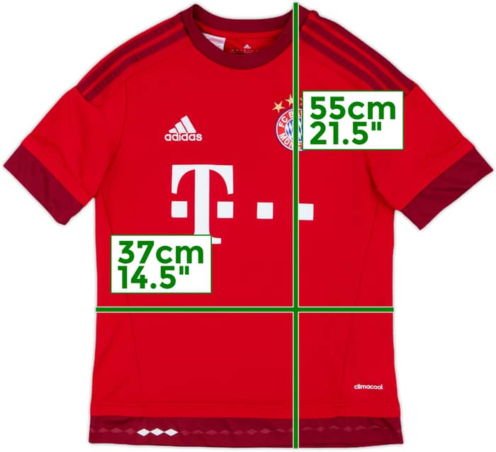 2015-16 Bayern Munich Home Shirt - 9/10 - (L.Boys)