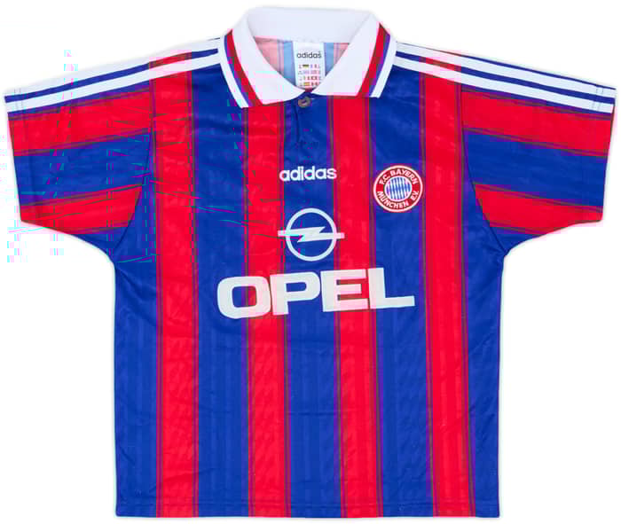 1995-97 Bayern Munich Home Shirt - 8/10 - (M.Boys)