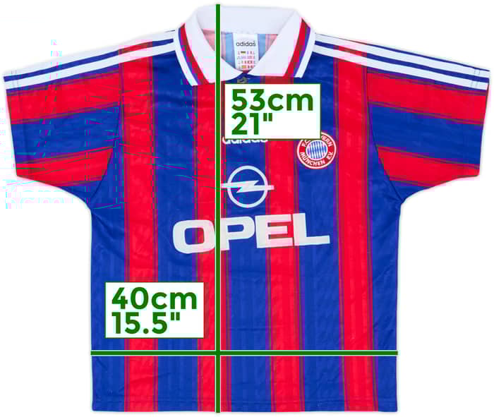 1995-97 Bayern Munich Home Shirt - 8/10 - (M.Boys)