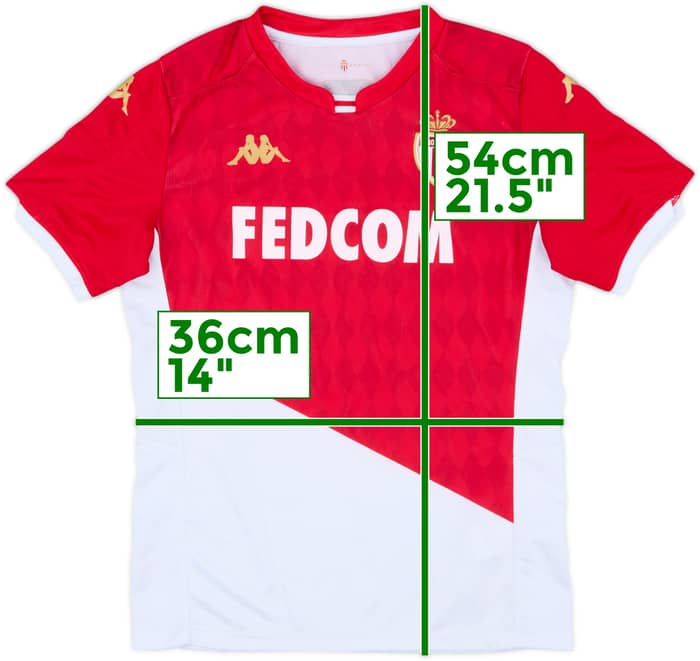 2019-20 Monaco Home Shirt - 6/10 - (M.Boys)