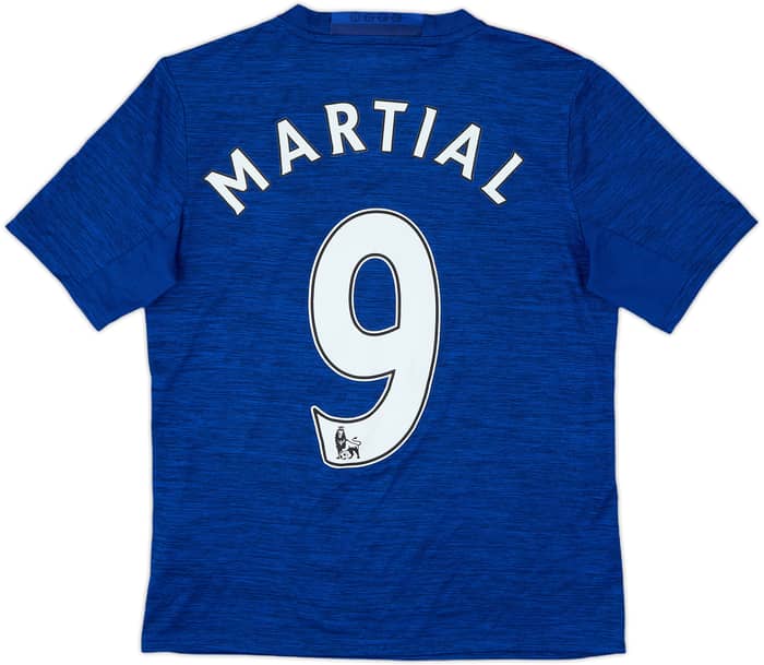 2016-17 Manchester United Away Shirt Martial #9 - 9/10 - (M.Boys)