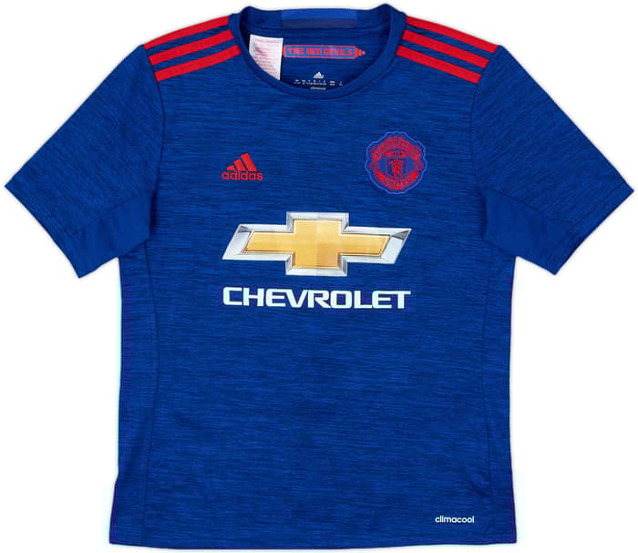 2016-17 Manchester United Away Shirt Martial #9 - 9/10 - (M.Boys)