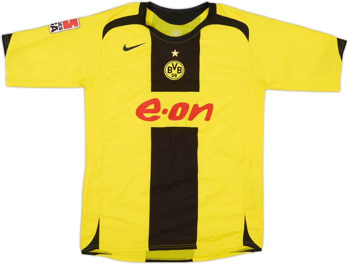 2005-06 Borussia Dortmund Home Shirt Dede #17 - 7/10 - (XL.Boys)