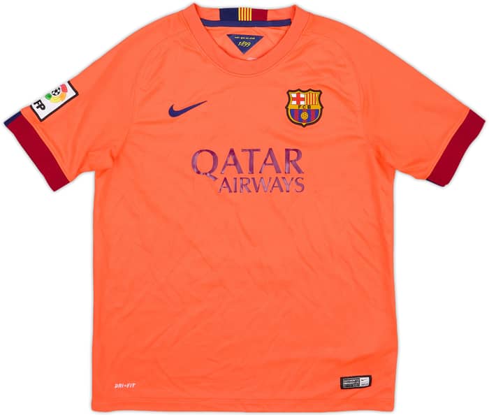 2014-15 Barcelona Away Shirt - 8/10 - (XL.Boys)