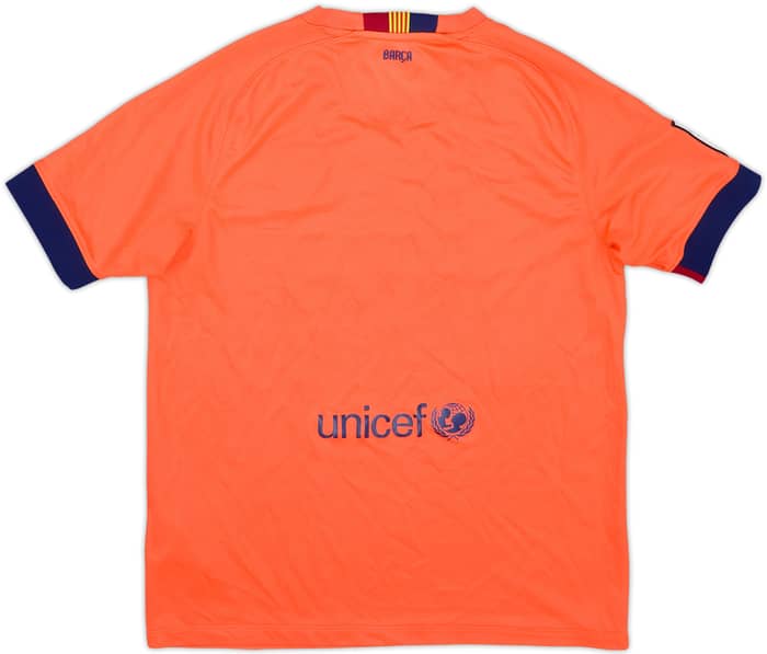 2014-15 Barcelona Away Shirt - 8/10 - (XL.Boys)