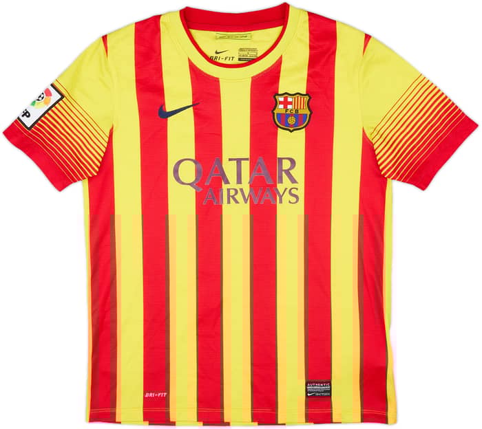 2013-15 Barcelona Away Shirt Messi #10 - 10/10 - (L.Boys)