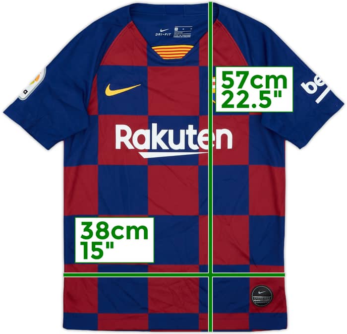 2019-20 Barcelona Home Shirt - 10/10 - (M.Boys)