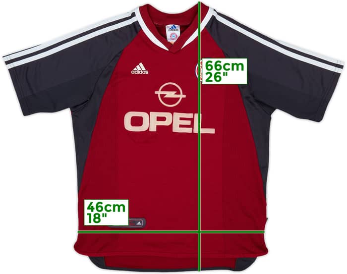 2001-02 Bayern Munich Home Shirt - 6/10 - (Y)
