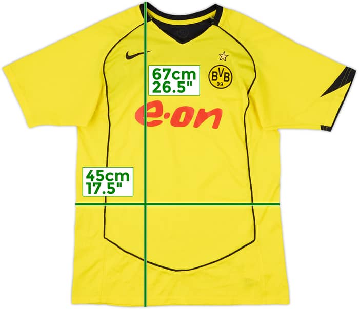 2004-05 Borussia Dortmund Home Shirt - 7/10 - (XL.Boys)