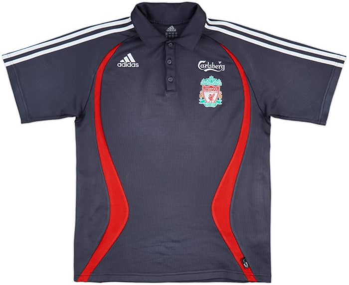 2006-07 Liverpool adidas Polo Shirt - 8/10 - (S)