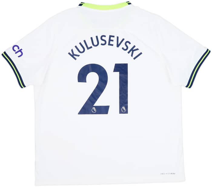 2022-23 Tottenham Authentic Home Shirt Kulusevski #21 - 8/10 - (XXL)