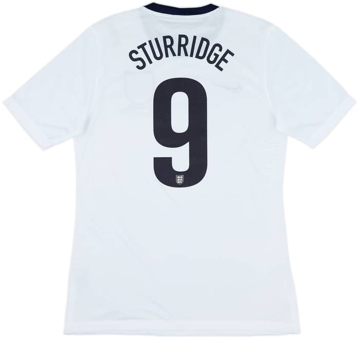 2013 England 150th Anniversary Player Issue Home Shirt Sturridge #9 - 10/10 - (L)