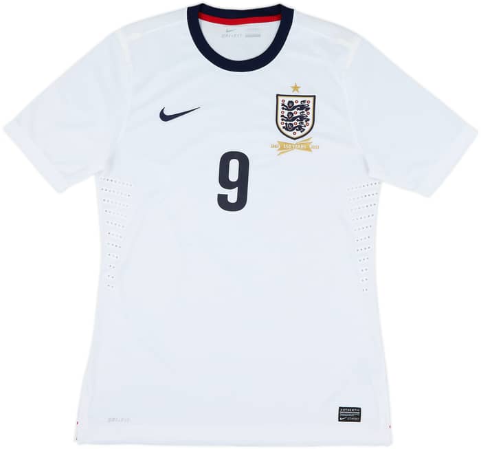 2013 England 150th Anniversary Player Issue Home Shirt Sturridge #9 - 10/10 - (L)