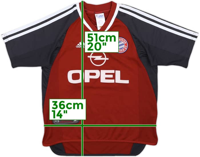 2001-02 Bayern Munich Home Shirt - 8/10 - (M.Boys)