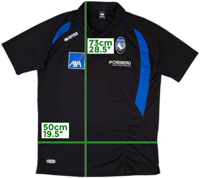 2009-10 Atalanta Errea Polo Shirt #35 - 6/10 - (XL)