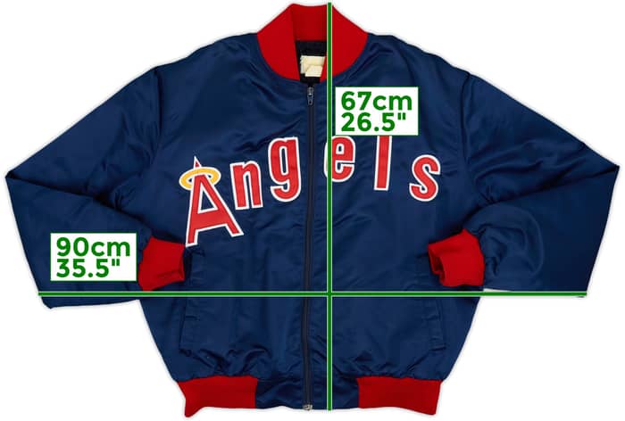 1980s California Angels Mac Murray Satin Varsity Jacket - 4/10 - (L)