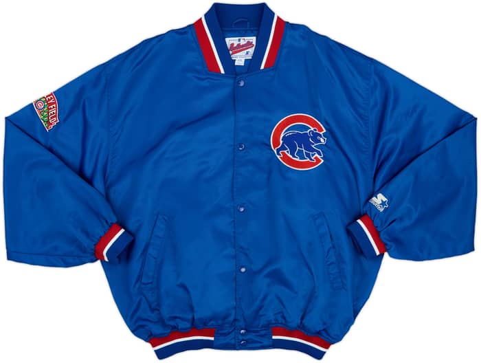 1990s Chicago Cubs Starter Satin Varsity Jacket - 7/10 - (XXL)