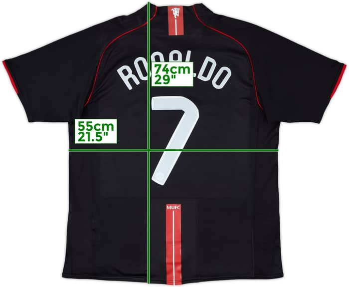 2007-08 Manchester United Away Shirt Ronaldo #7 - 7/10 - (L)