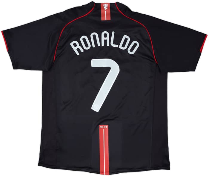 2007-08 Manchester United Away Shirt Ronaldo #7 - 9/10 - (L)