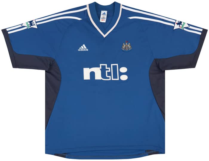 2001-02 Newcastle Match Issue Away Shirt Barton #2