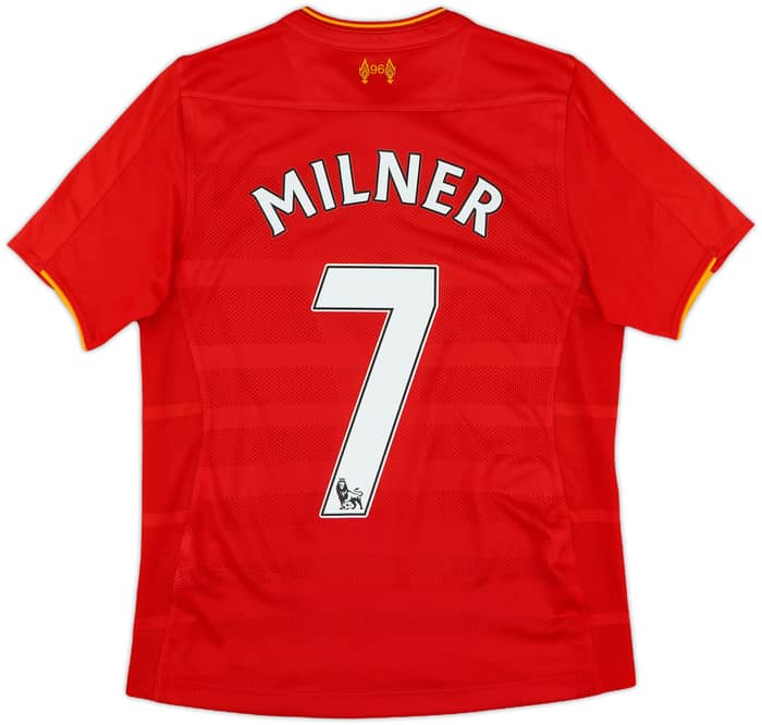 2016-17 Liverpool Home Shirt Milner #7 - 10/10 - (L.Boys)