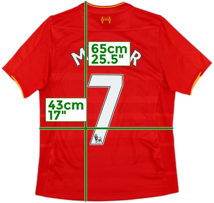 2016-17 Liverpool Home Shirt Milner #7 - 10/10 - (L.Boys)