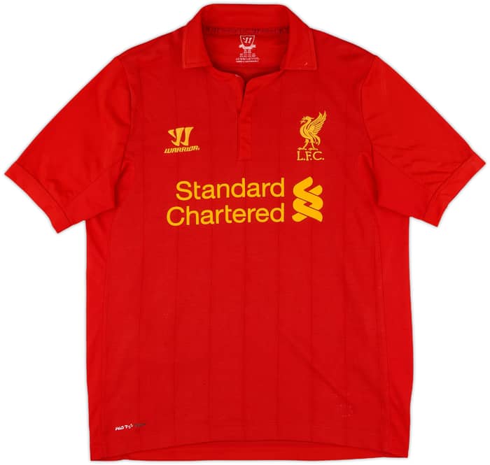 2012-13 Liverpool Home Shirt Suarez #7 - 9/10 - (XL.Boys)