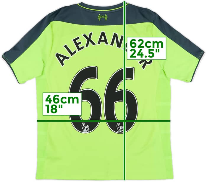 2016-17 Liverpool Third Shirt Alexander #66 - 9/10 - (L.Boys)