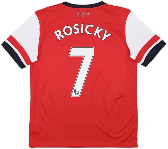 2012-14 Arsenal Home Shirt Rosicky #7 - 9/10 - (XL.Boys)