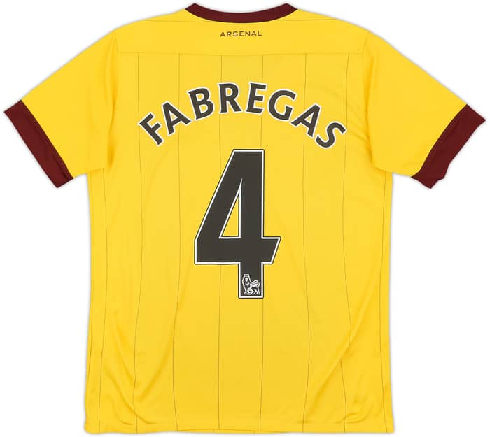 2010-13 Arsenal Away Shirt Fabregas #4 - 7/10 - (L.Boys)