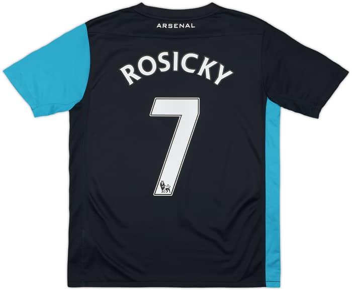 2011-12 Arsenal Away Shirt Rosicky #7 - 8/10 - (XL.Boys)