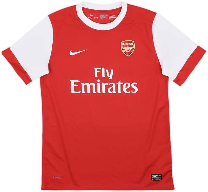 2010-11 Arsenal Home Shirt Fabregas #4 - 8/10 - (XL.Boys)