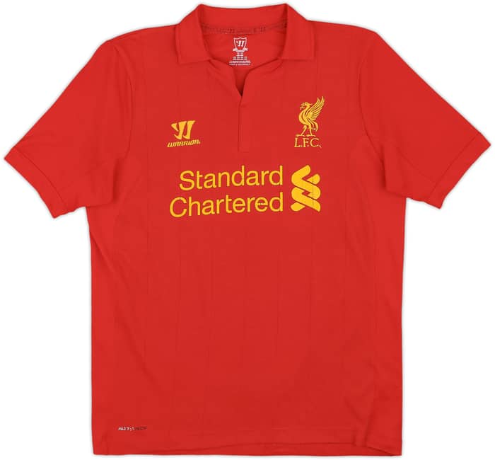 2012-13 Liverpool Home Shirt Suarez #7 - 6/10 - (XL.Boys)