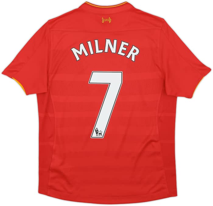 2016-17 Liverpool Home Shirt Milner #7 - 9/10 - (XL.Boys)
